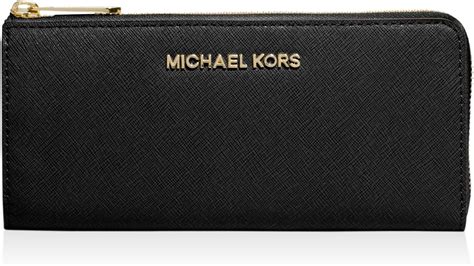 michael kors large travel jet set wallet|Michael Kors zippered wallet.